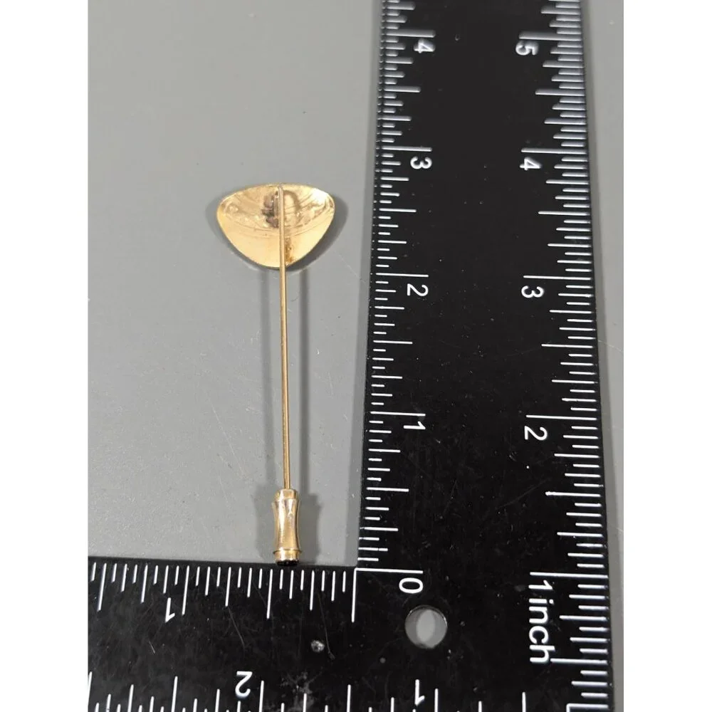 Vintage Gold Tone Scroll Stick Pin Classic‎